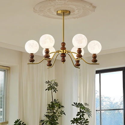 Moonlit Globe Chandelier Chandelier