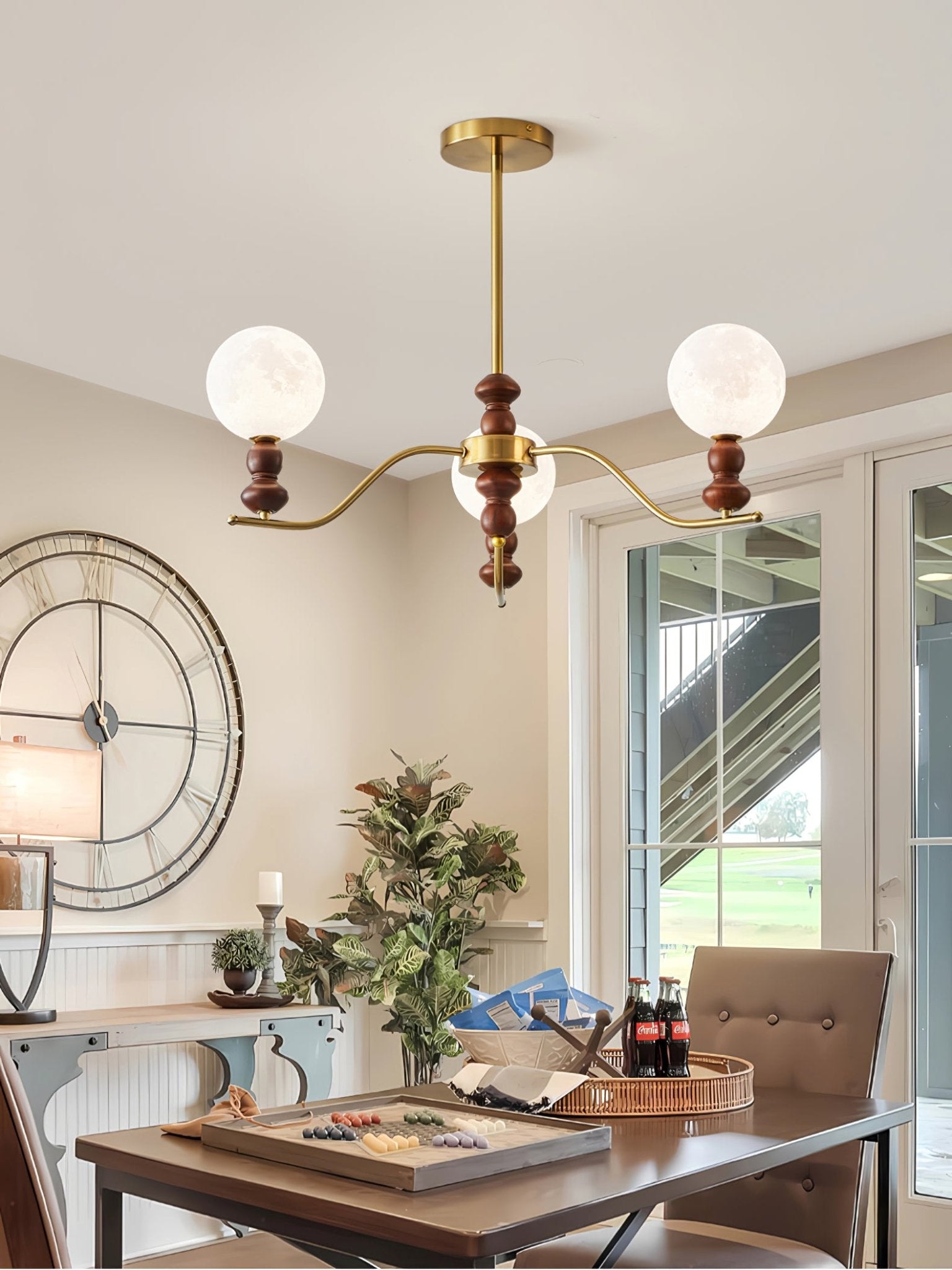 Moonlit Globe Chandelier Chandelier