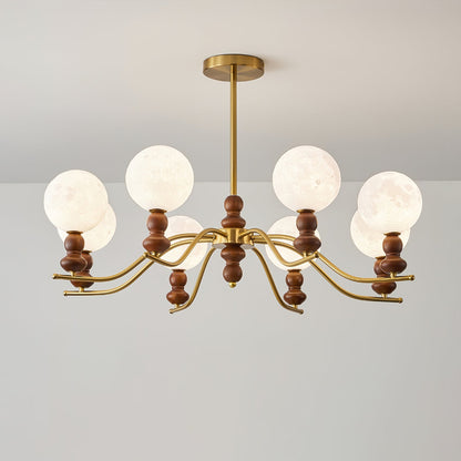 Moonlit Globe Chandelier Chandelier
