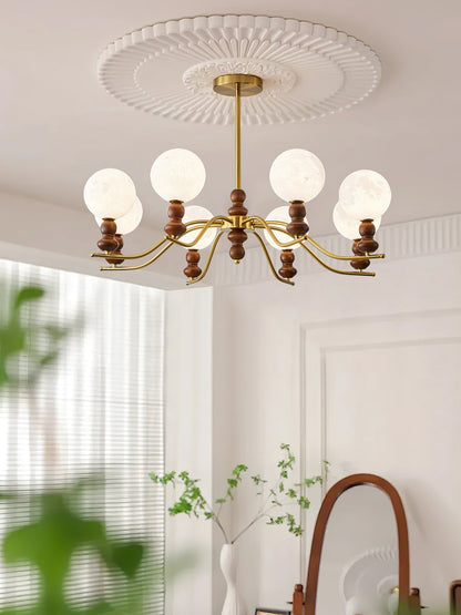 Moonlit Globe Chandelier Chandelier