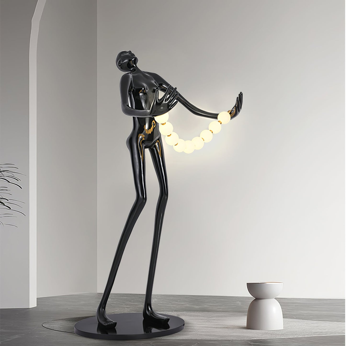 Orb Juggler Sculpture Floor Lamp Floor lamp