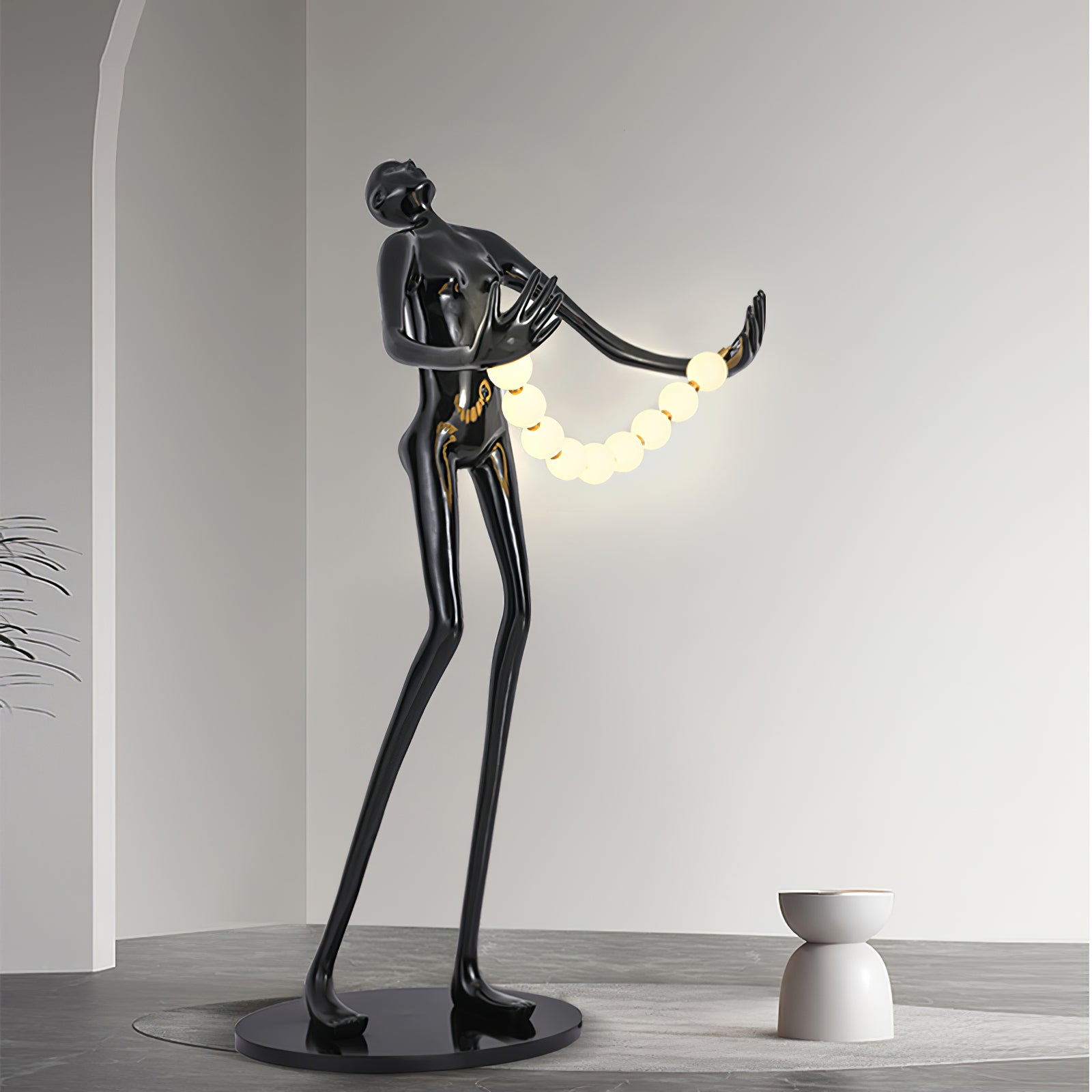 Orb Juggler Sculpture Floor Lamp Floor lamp