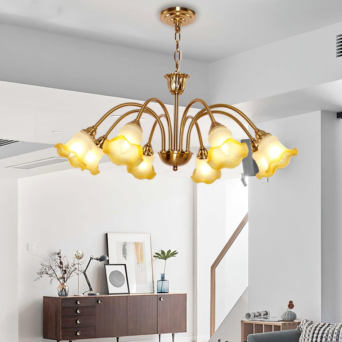Morning Glory Chandelier Chandelier