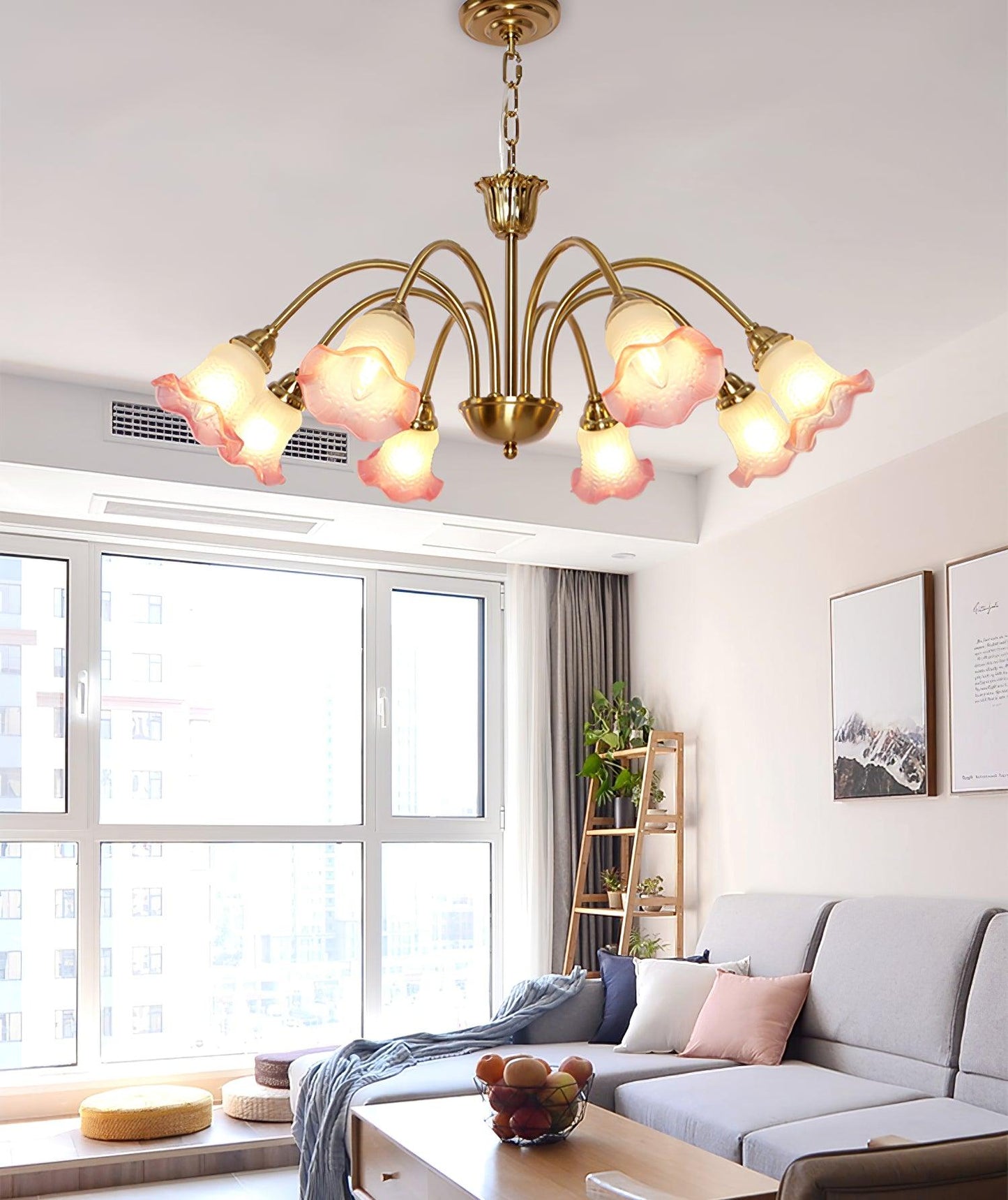 Morning Glory Chandelier Chandelier
