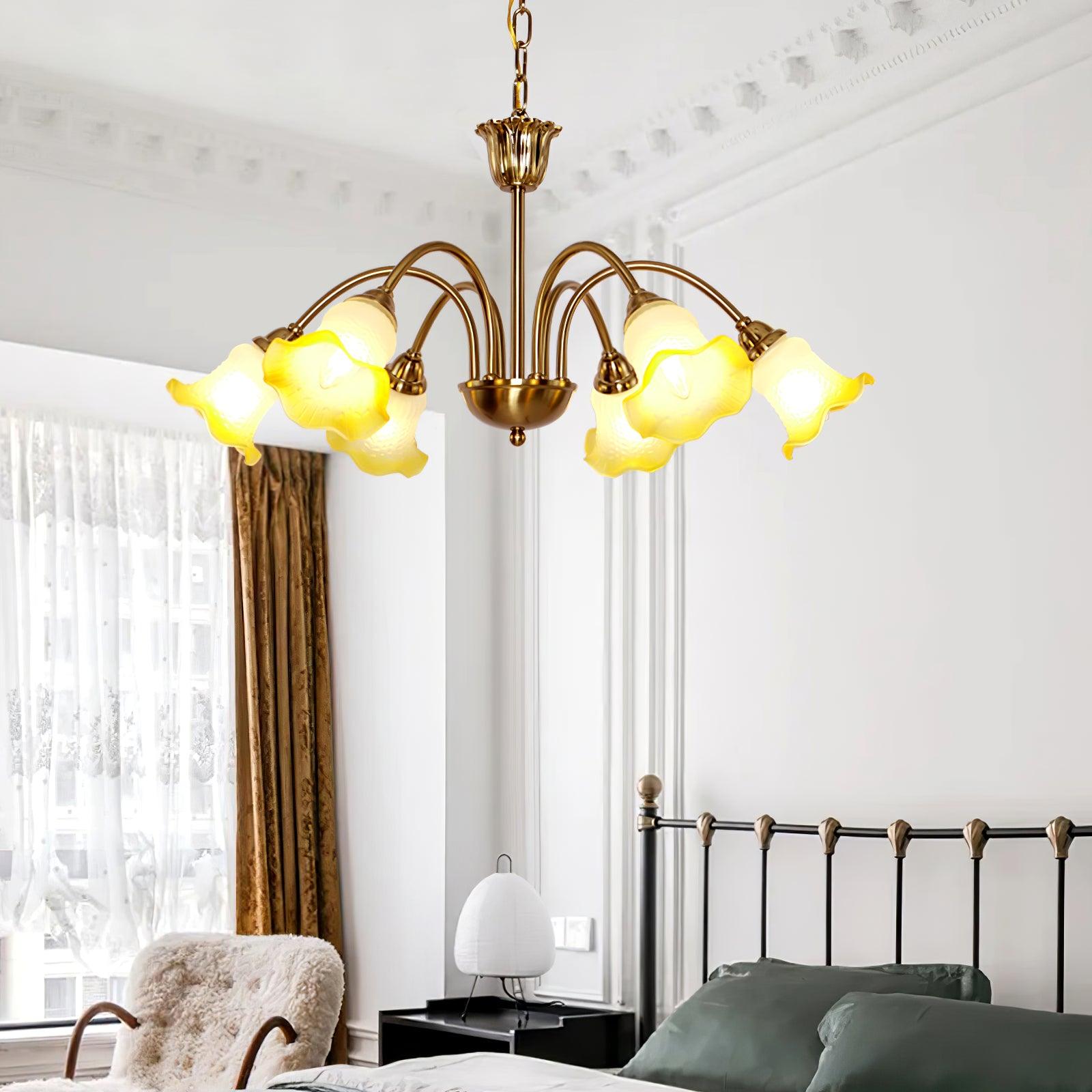 Morning Glory Chandelier Chandelier