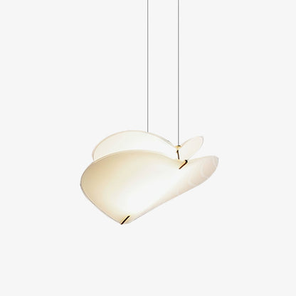Moth Pendant Lamp Dia 18.9″ x H 13.8″ / Dia 48cm x H 35cm / Gold & White Pendant light