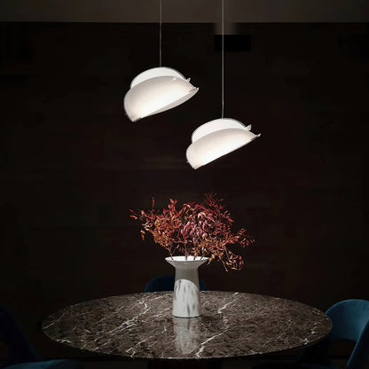 Moth Pendant Lamp Dia 18.9″ x H 13.8″ / Dia 48cm x H 35cm / Gold & White Pendant light