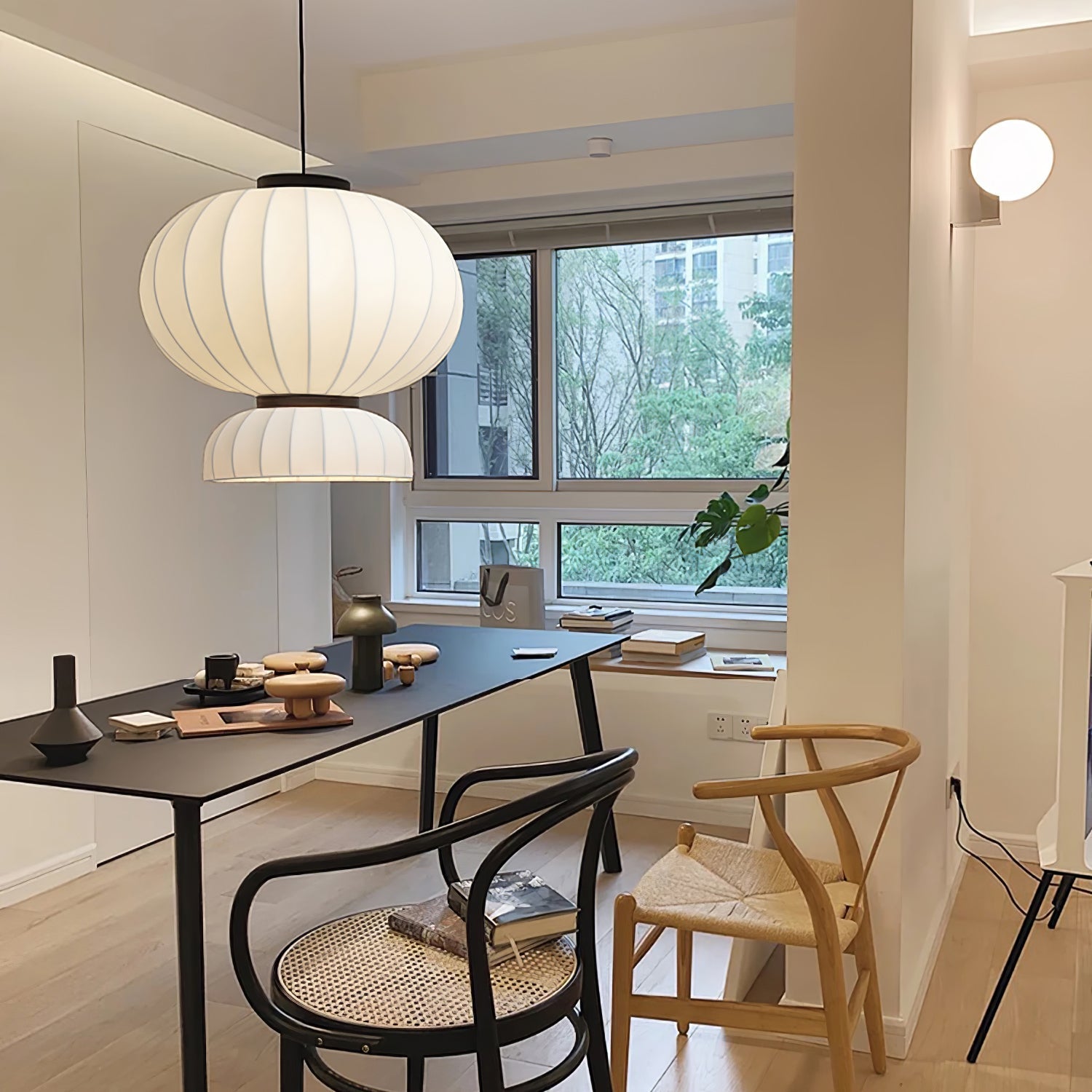 Mulberry Silk Lantern Pendant Light Pendant light