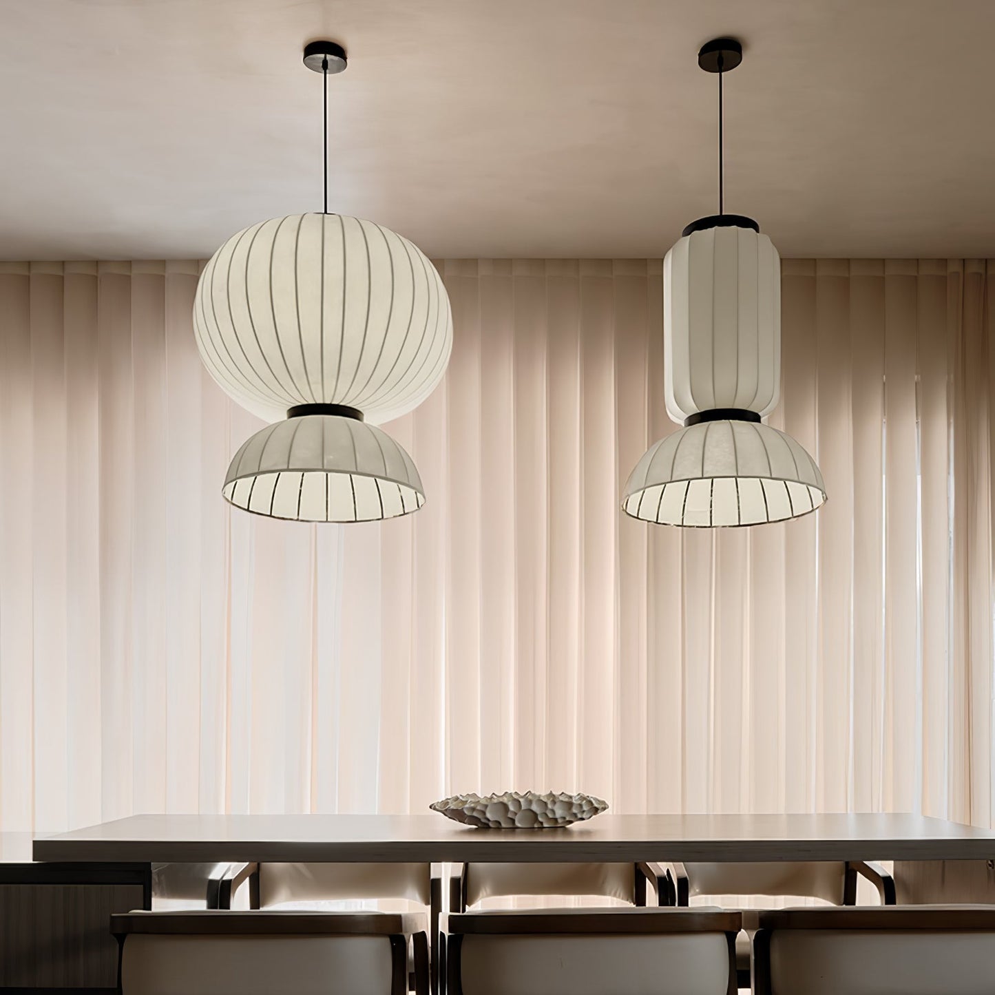 Mulberry Silk Lantern Pendant Light Pendant light