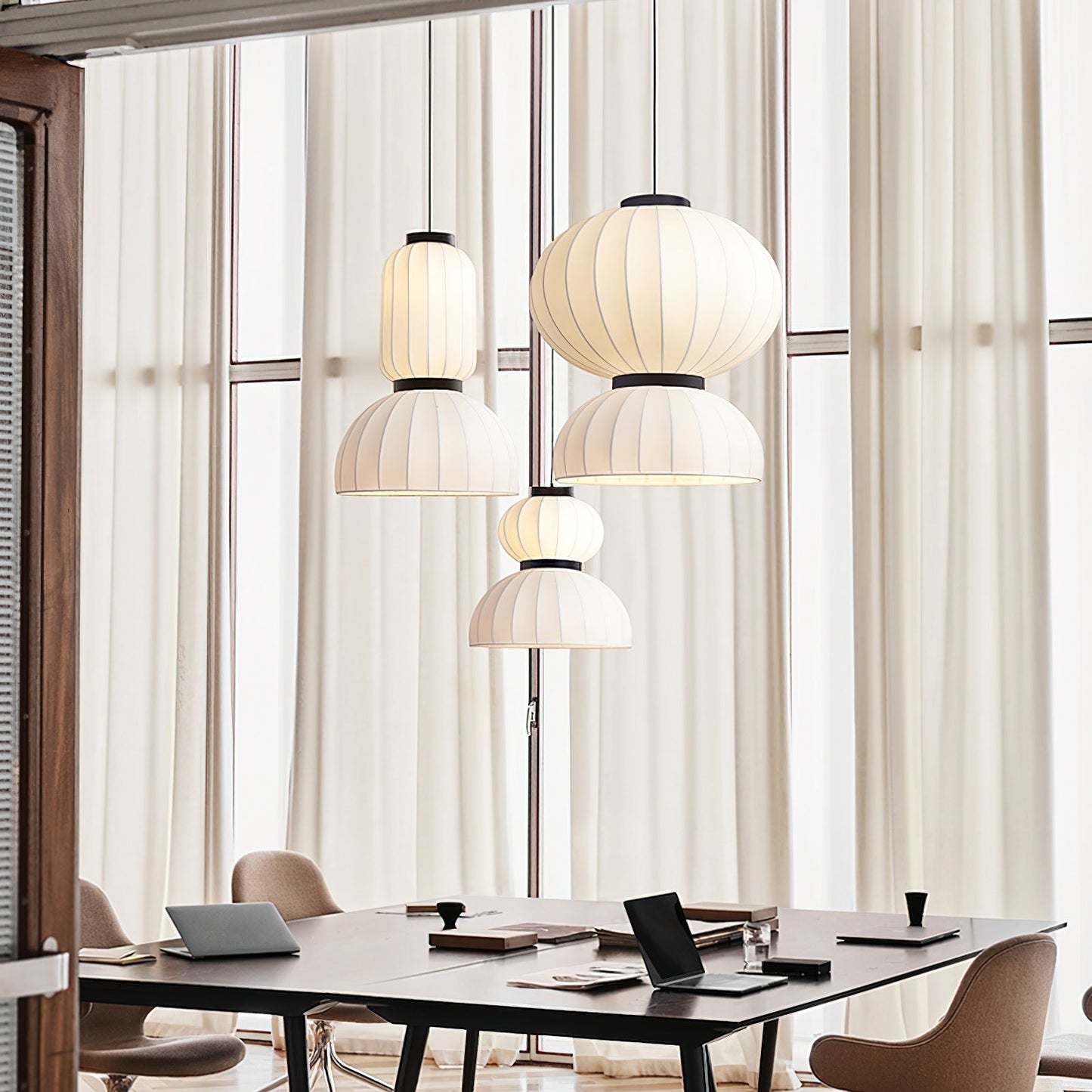 Mulberry Silk Lantern Pendant Light Pendant light