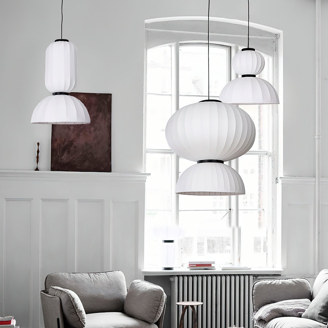 Mulberry Silk Lantern Pendant Light Pendant light