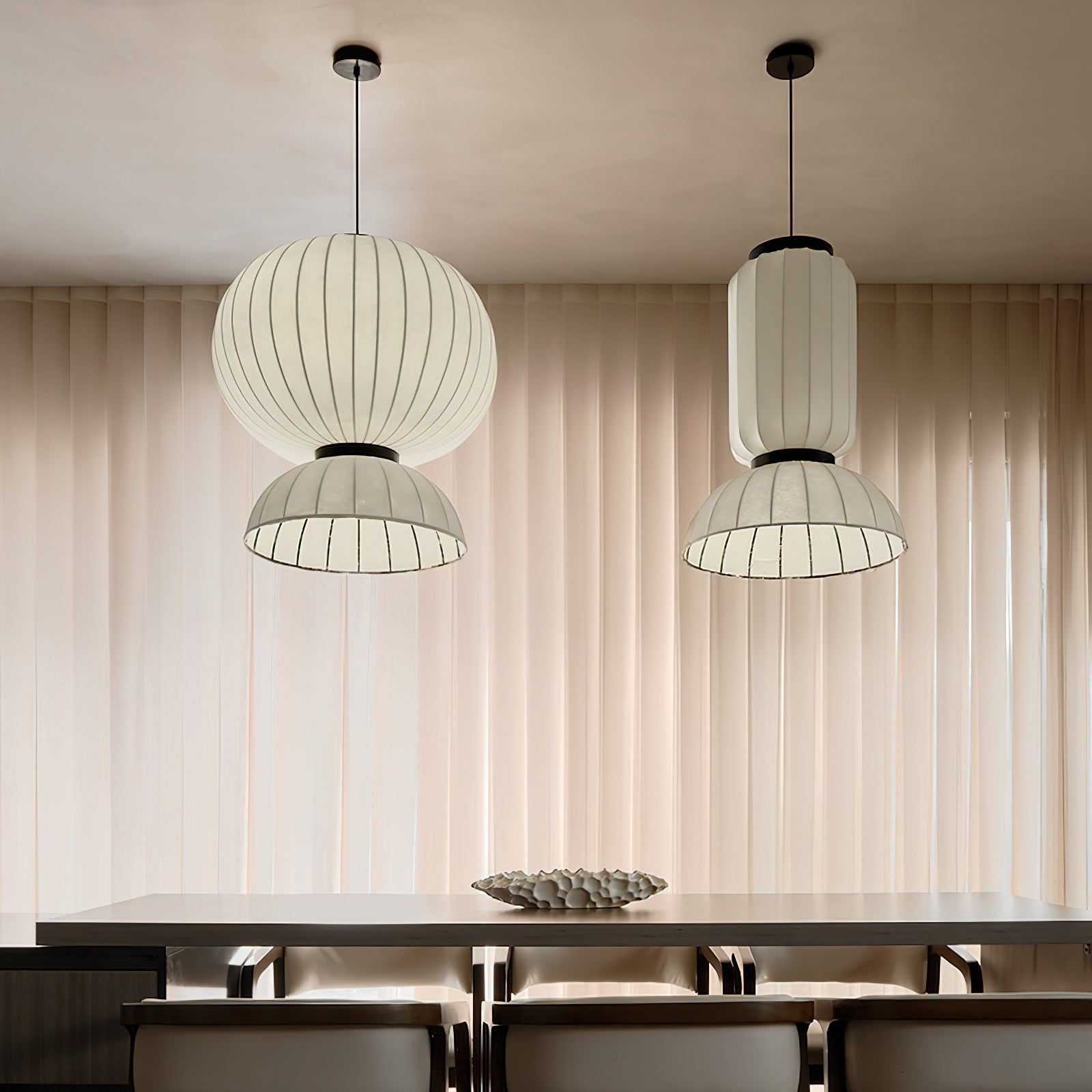 Mulberry Silk Lantern Pendant Light Pendant light