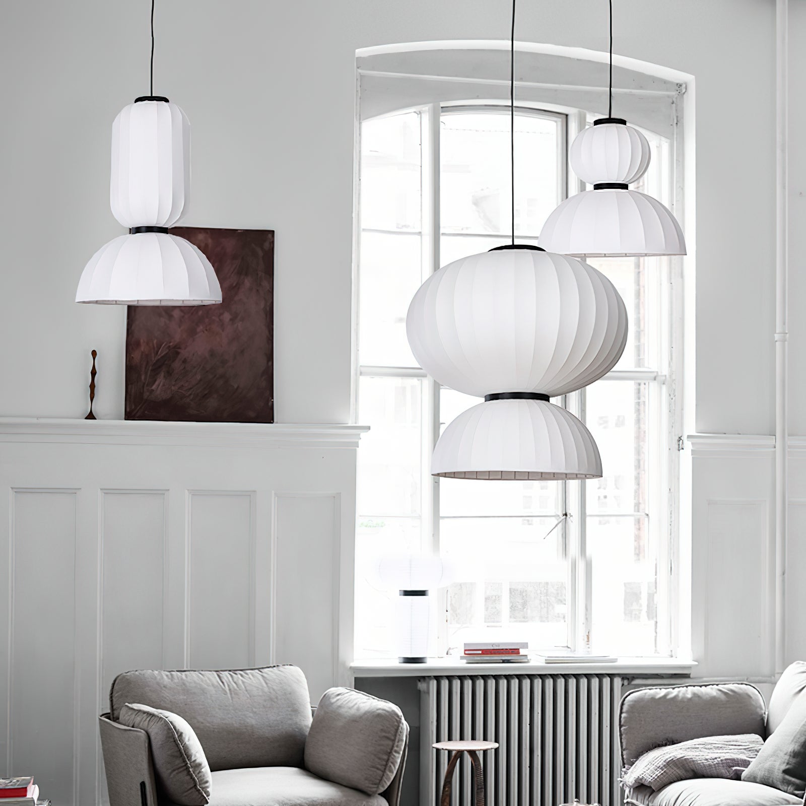 Mulberry Silk Lantern Pendant Light Pendant light