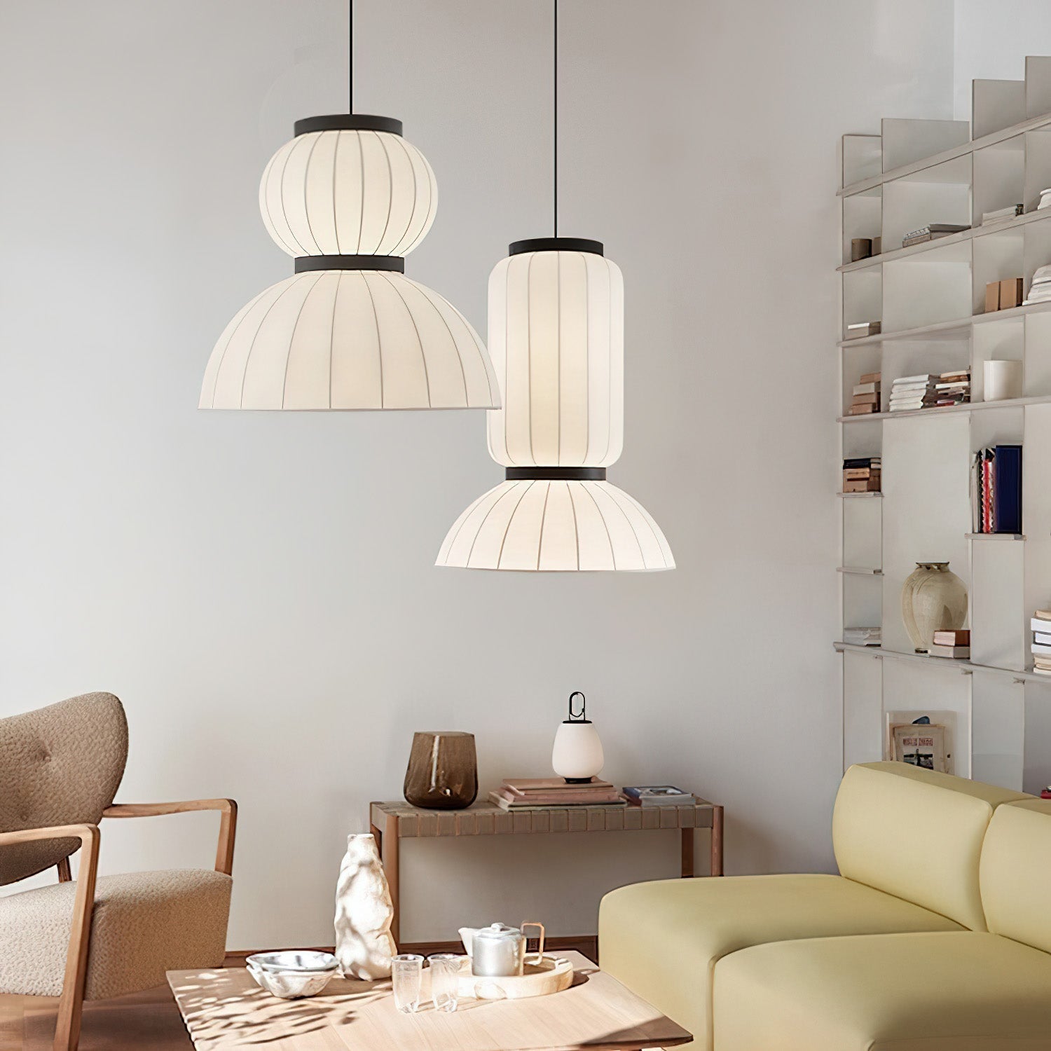 Mulberry Silk Lantern Pendant Light Pendant light