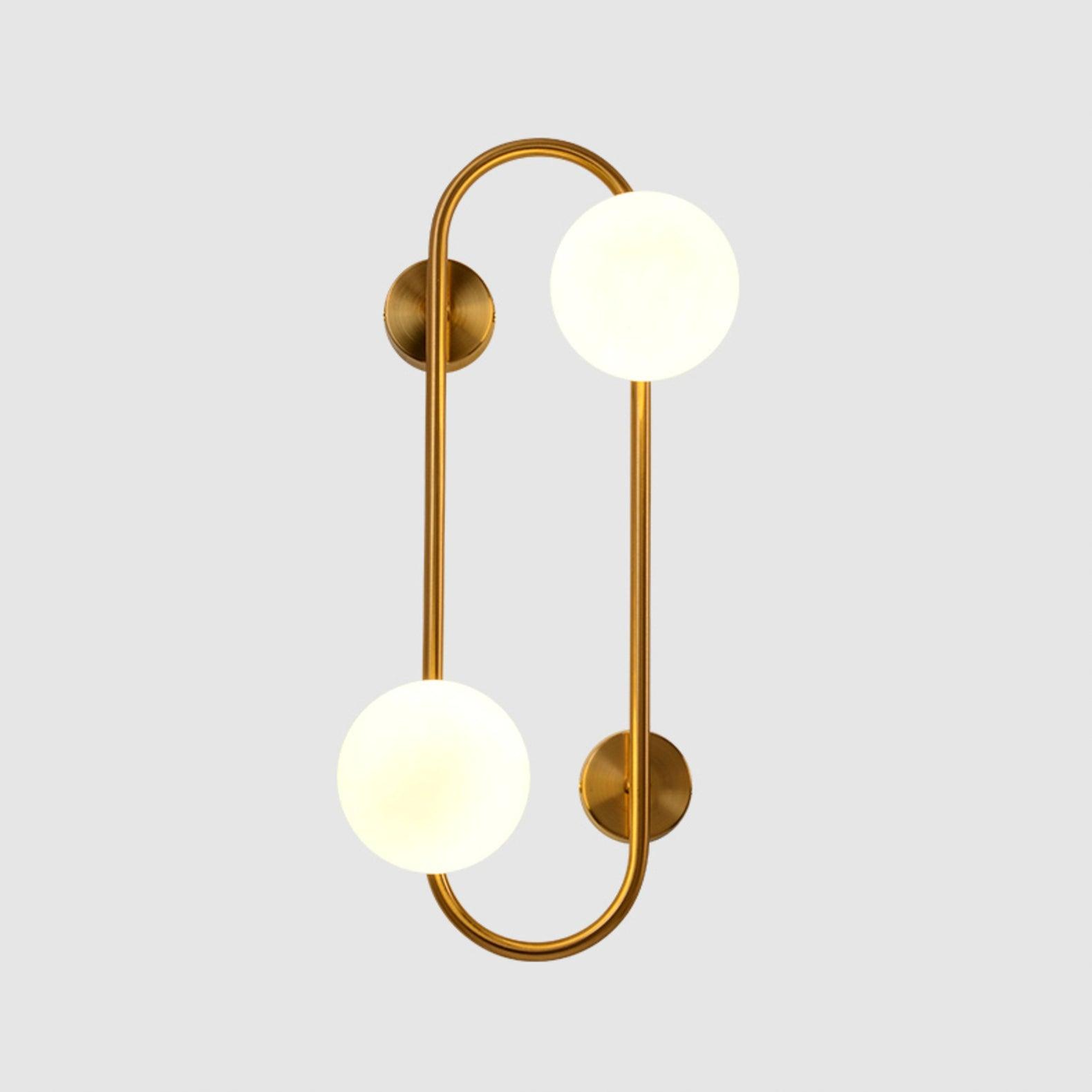 Buch Wall Lamp W 8.3″ x H 17.7″ / W 21cm x H 45cm / Gold Wall lamp
