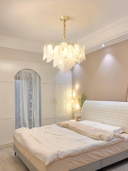 Multi Tier Cloud Glass Pendant Light Chandelier