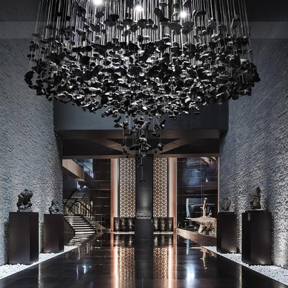 Multicolor Crystal Stone Chandelier Chandelier