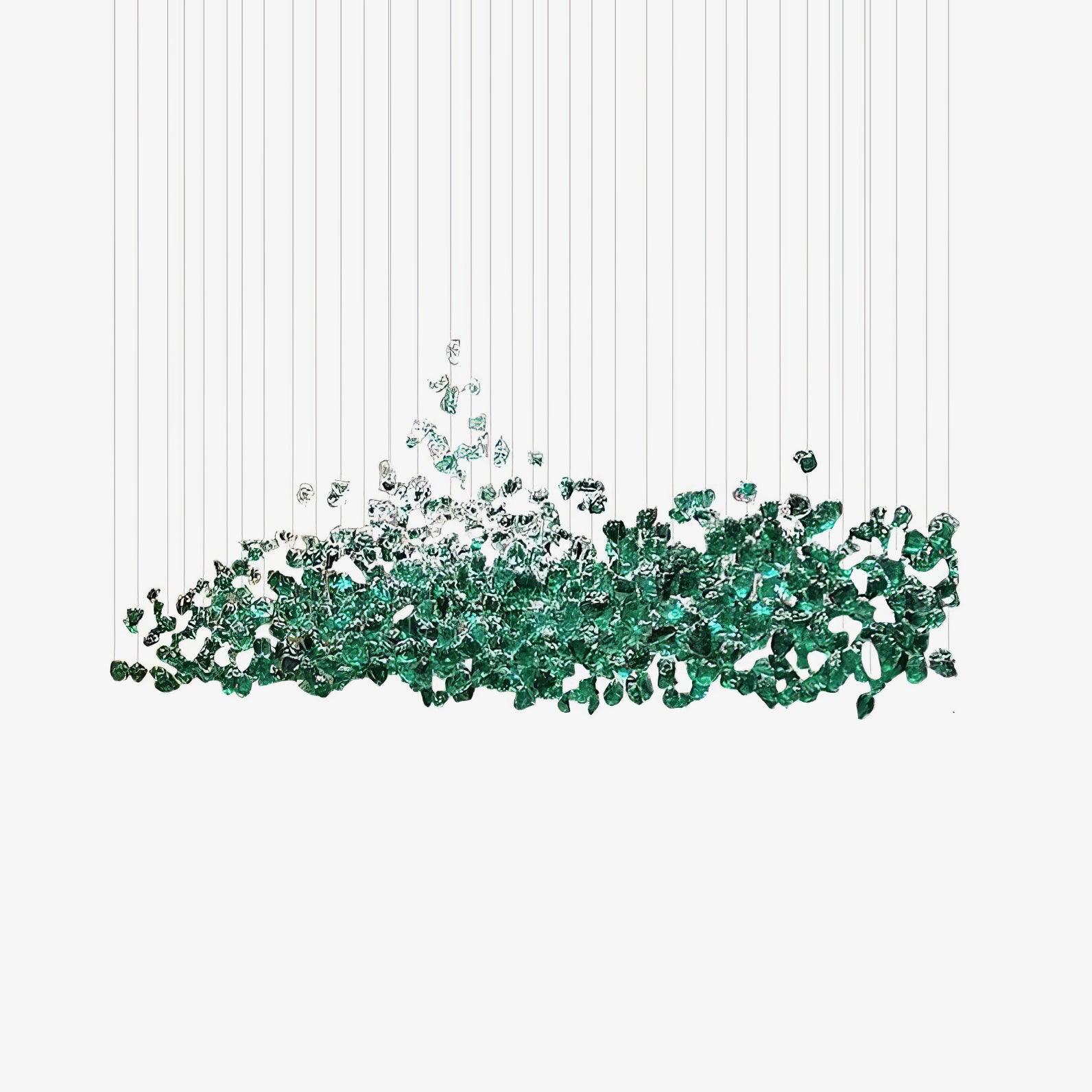 Multicolor Crystal Stone Chandelier Chandelier