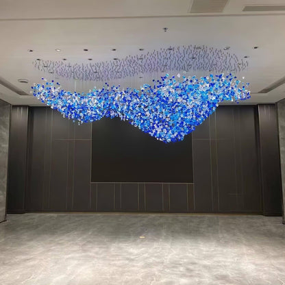 Multicolor Crystal Stone Chandelier Chandelier