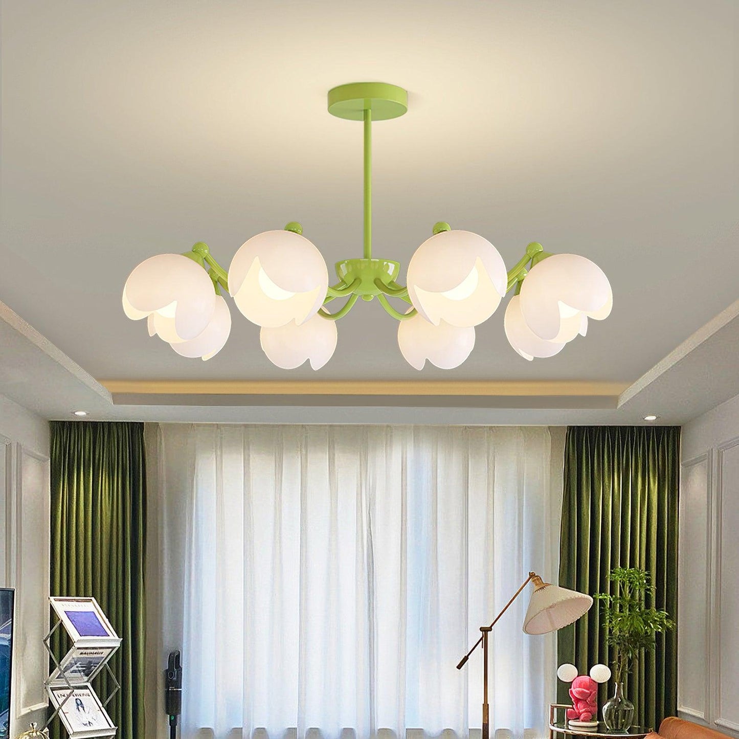 Murano Cream Chandelier Chandelier