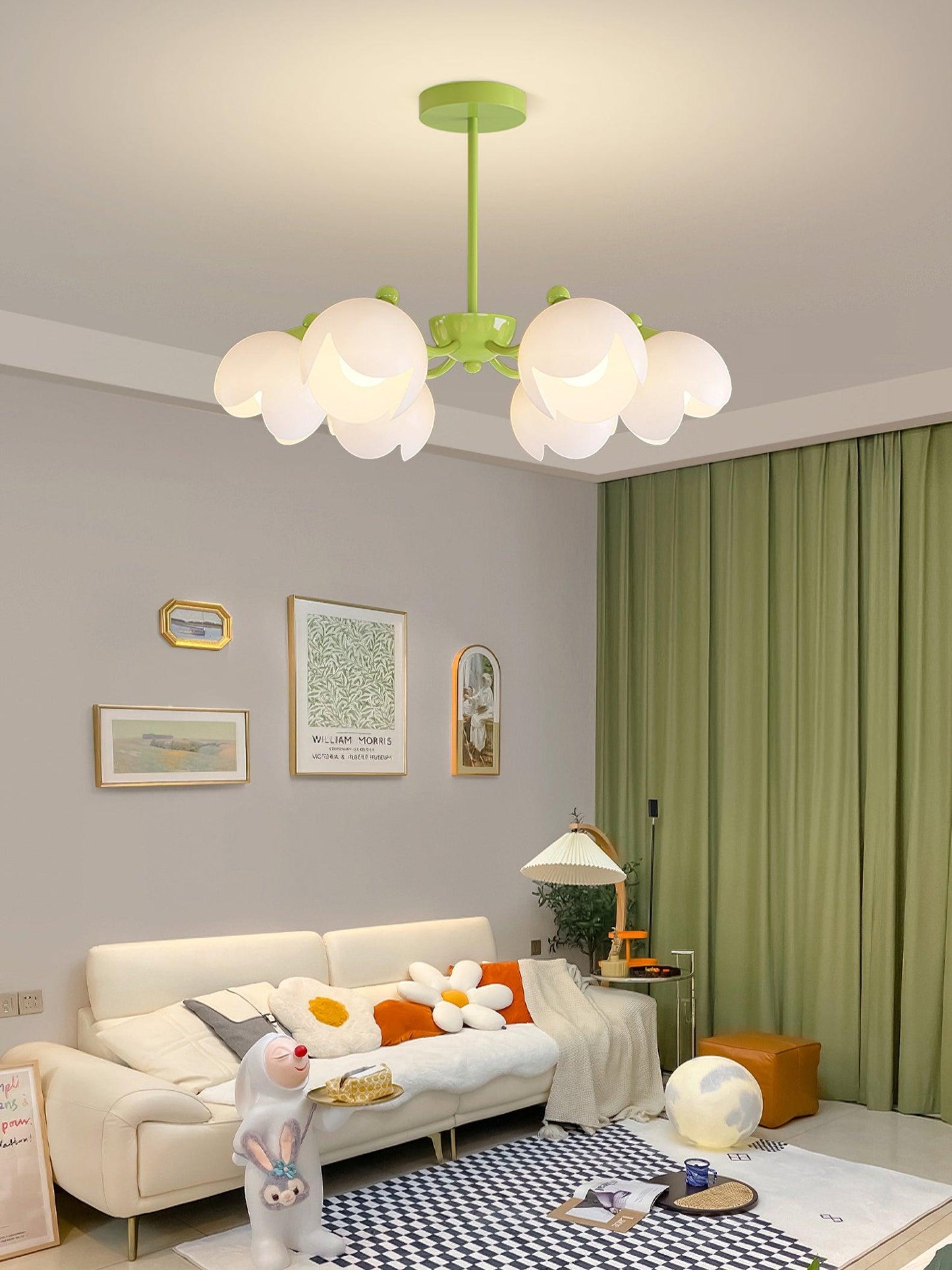 Murano Cream Chandelier Chandelier