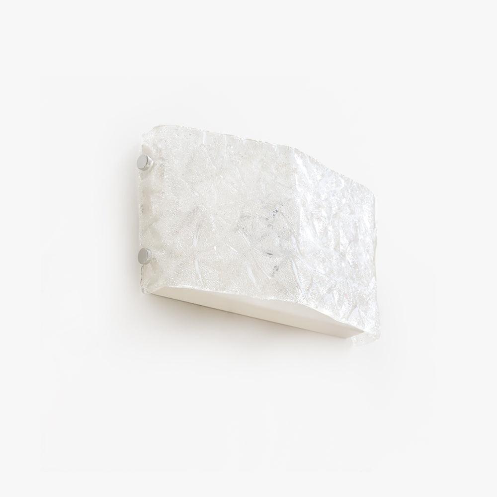 Murano Glass Wall Light Dia 28cm x H 16cm / Dia 11″ x H 6.3″ / White / Warm Light Wall lamp