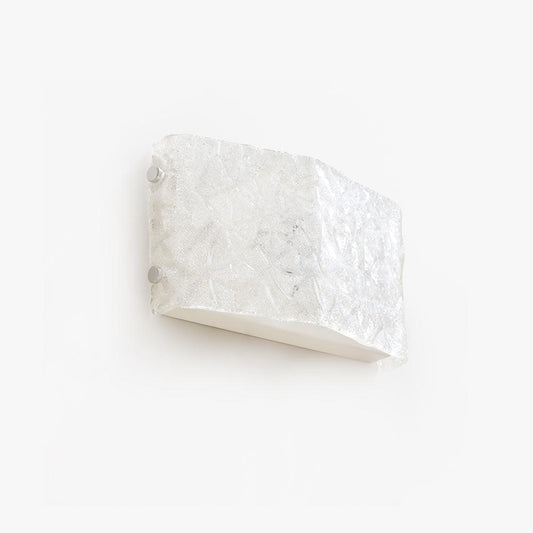 Murano Glass Wall Light Dia 28cm x H 16cm / Dia 11″ x H 6.3″ / White / Warm Light Wall lamp