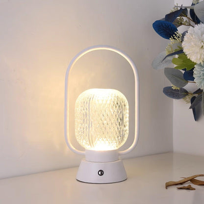 Muse Built-in Battery Table Lamp Dia 5.5″ x H 9.4″/ Dia 14cm x H 24cm / White / Touch switch Table lamp