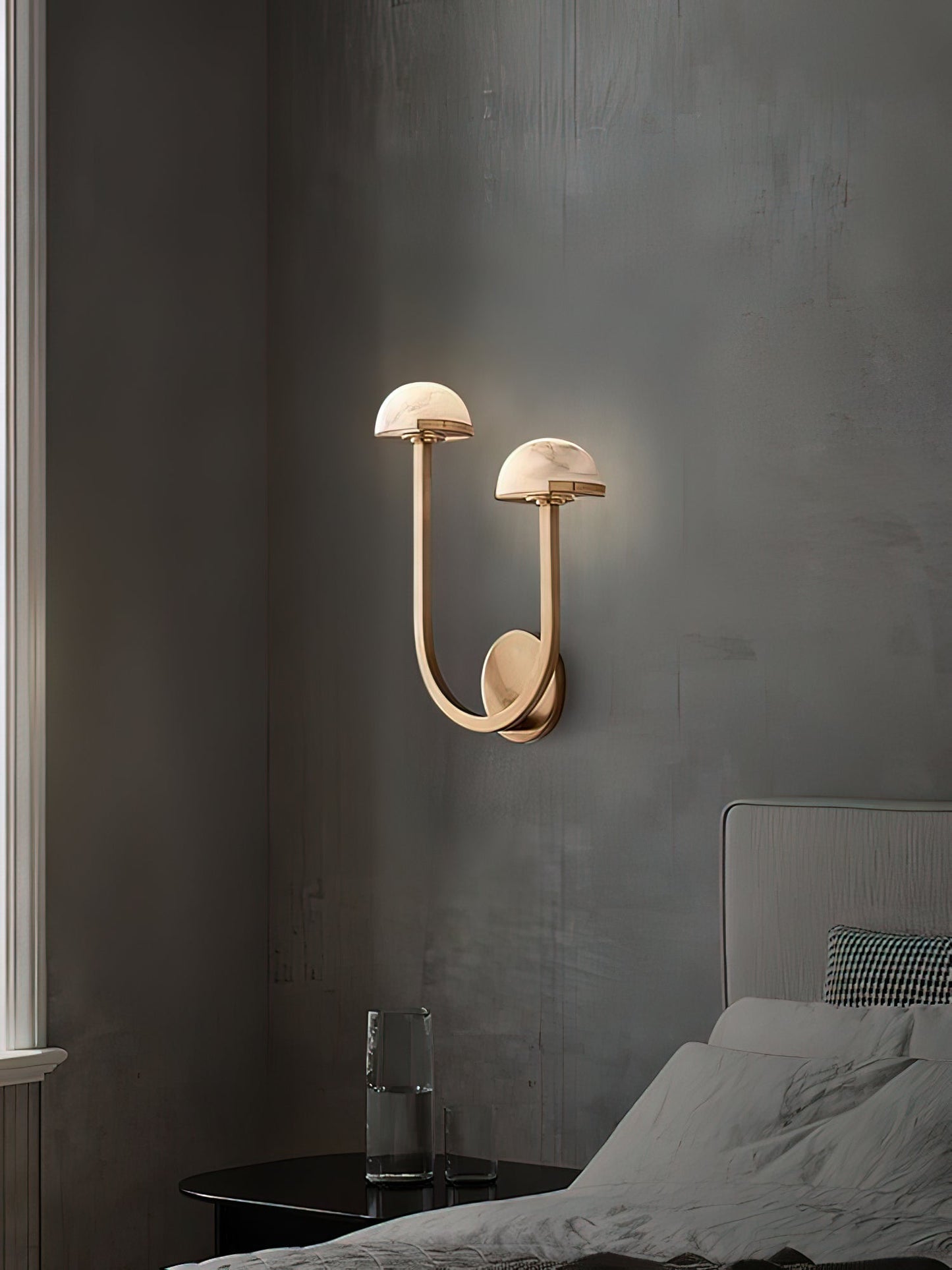 Mushroom Alabaster Wall Lamp Wall lamp