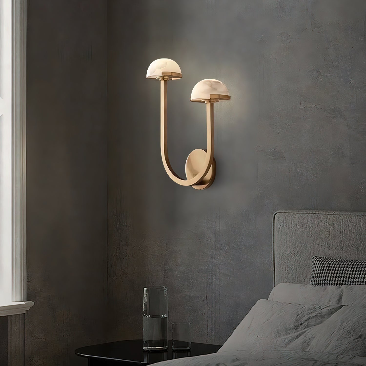 Mushroom Alabaster Wall Lamp Wall lamp