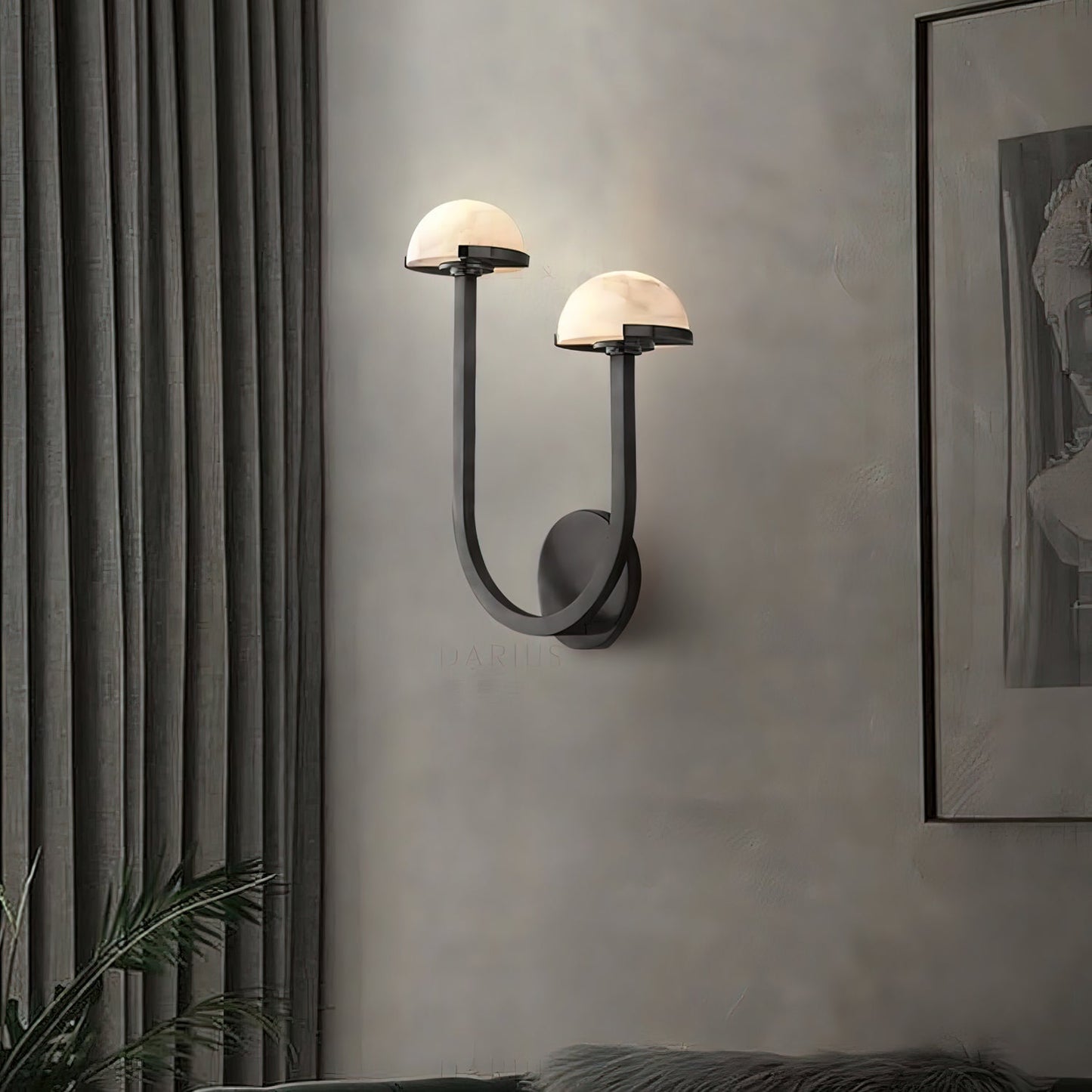 Mushroom Alabaster Wall Lamp Wall lamp
