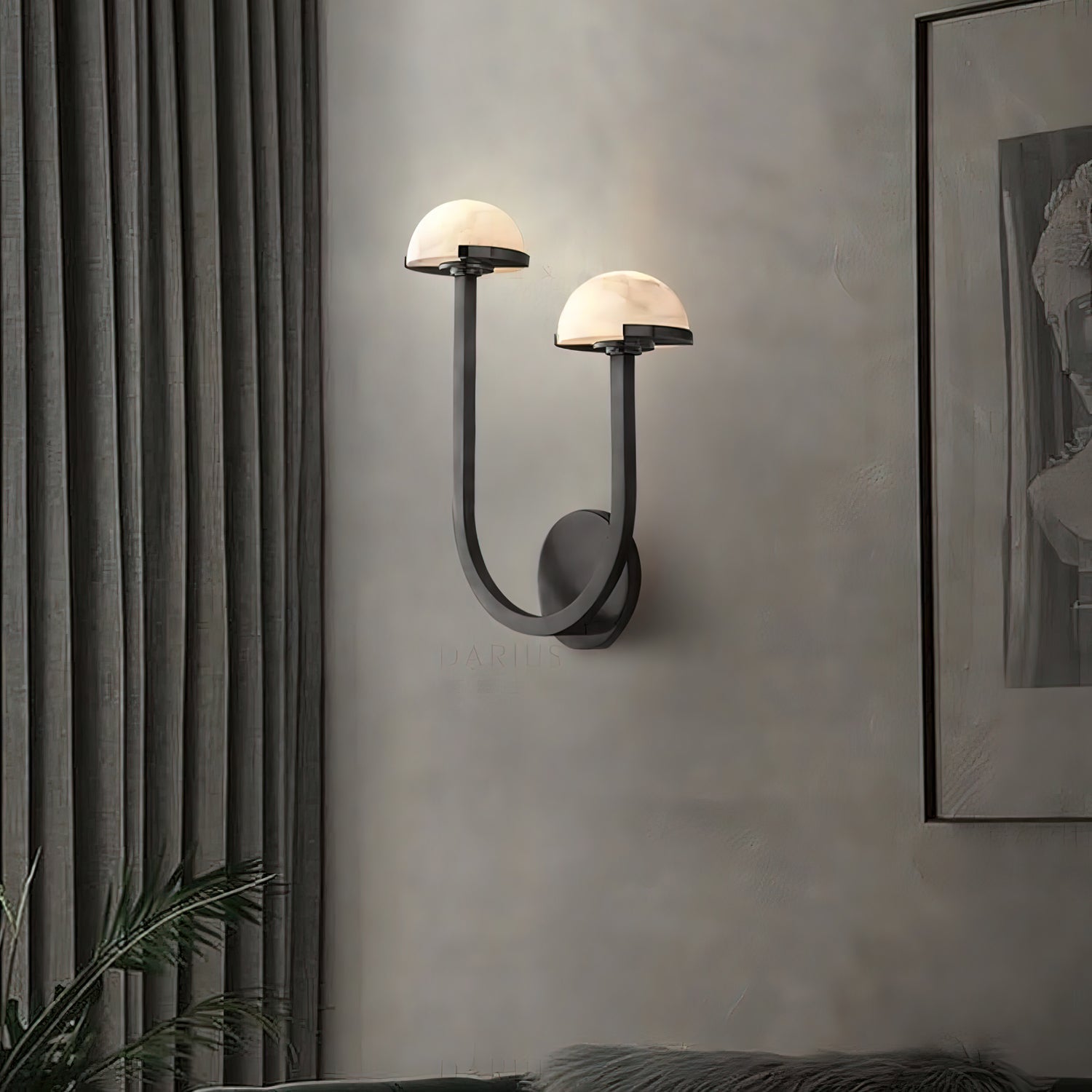 Mushroom Alabaster Wall Lamp Wall lamp