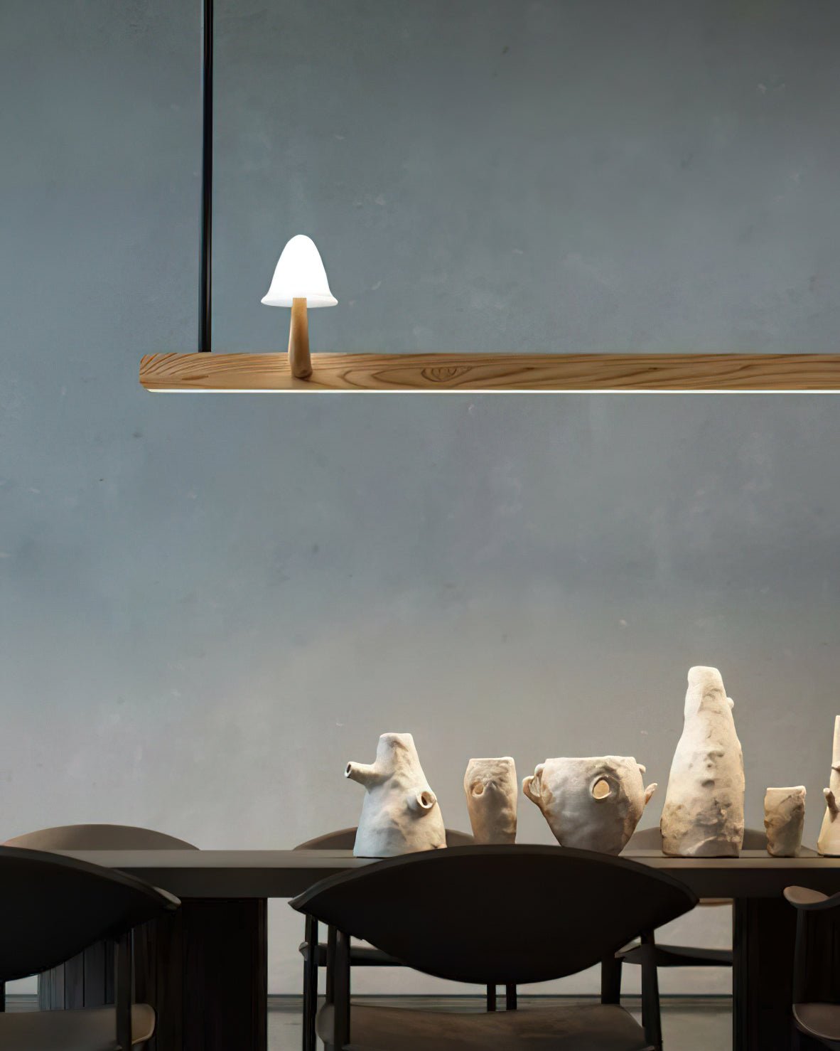 Mushroom Beam Chandelier Chandelier