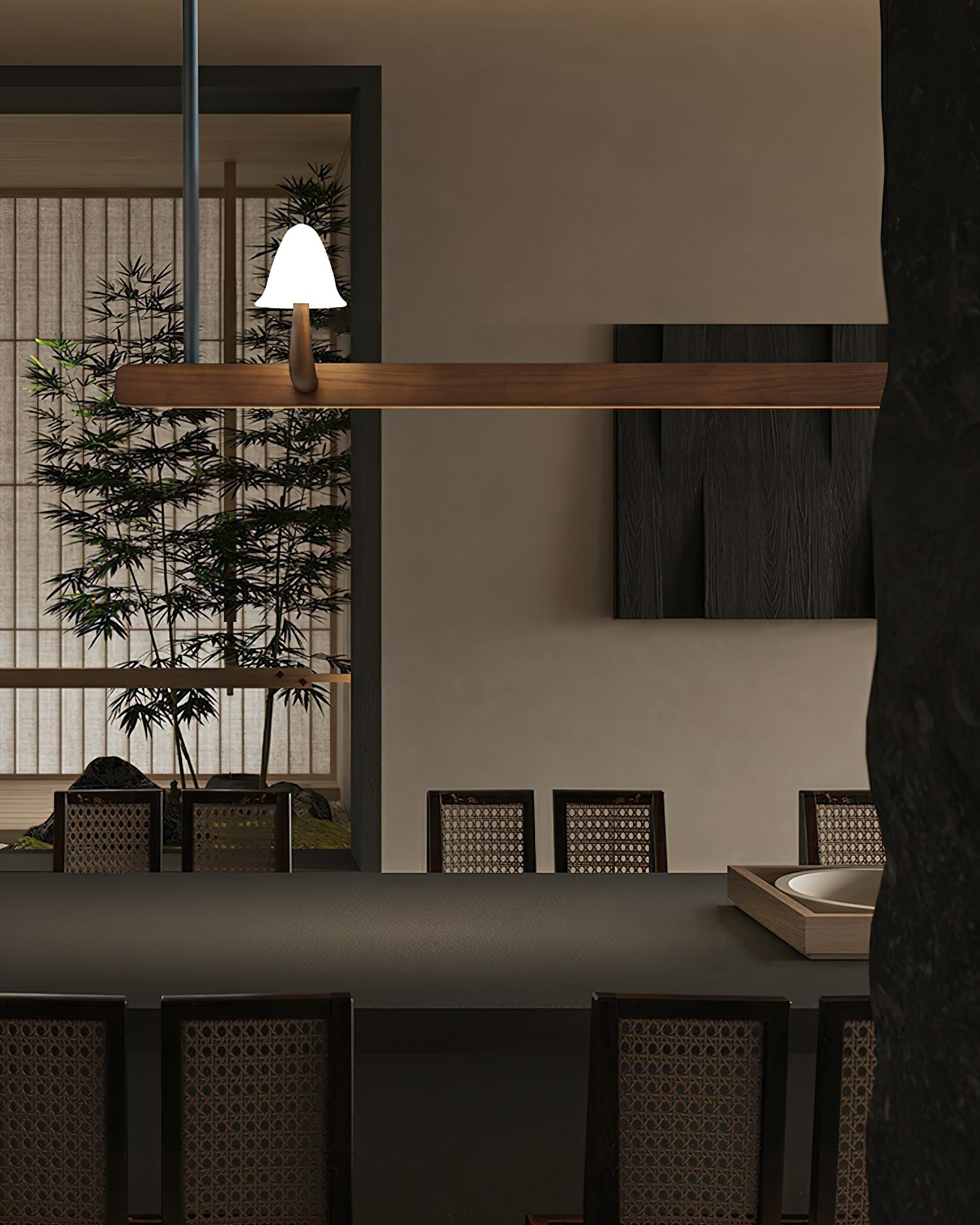 Mushroom Beam Chandelier Chandelier