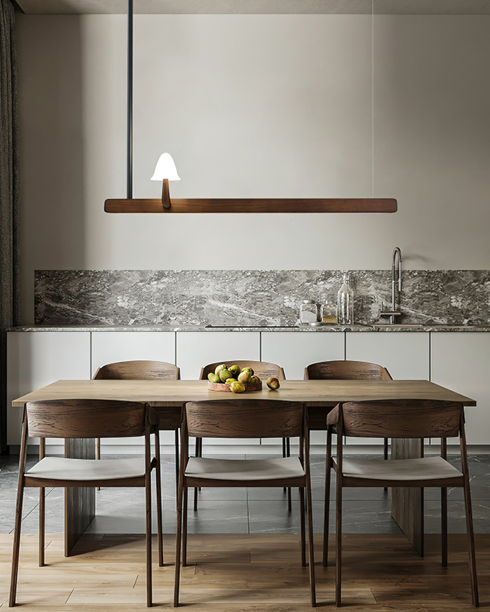 Mushroom Beam Chandelier Chandelier