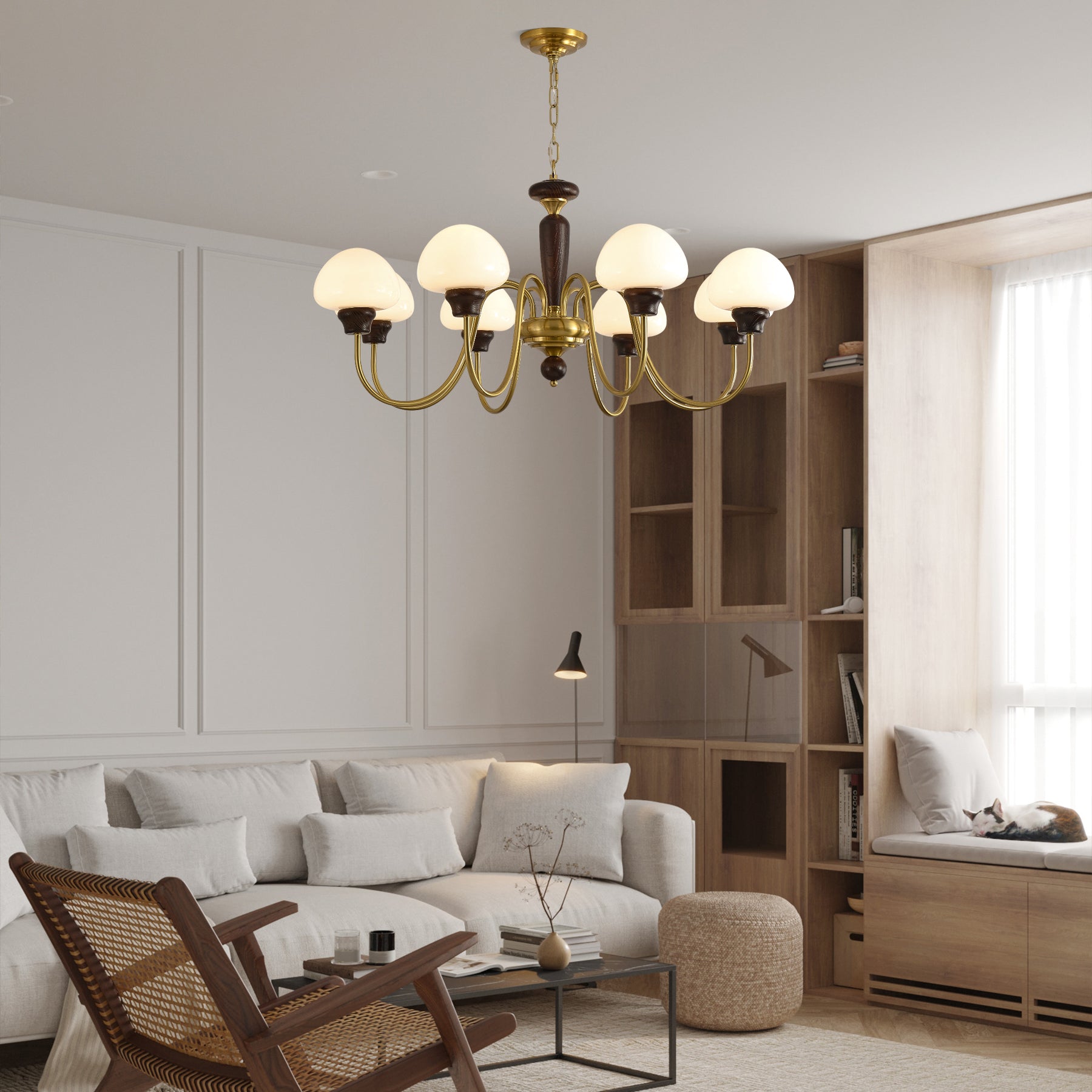 Mushroom Cap Chandelier Chandelier