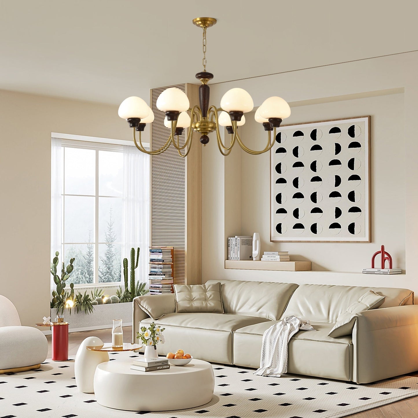 Mushroom Cap Chandelier Chandelier