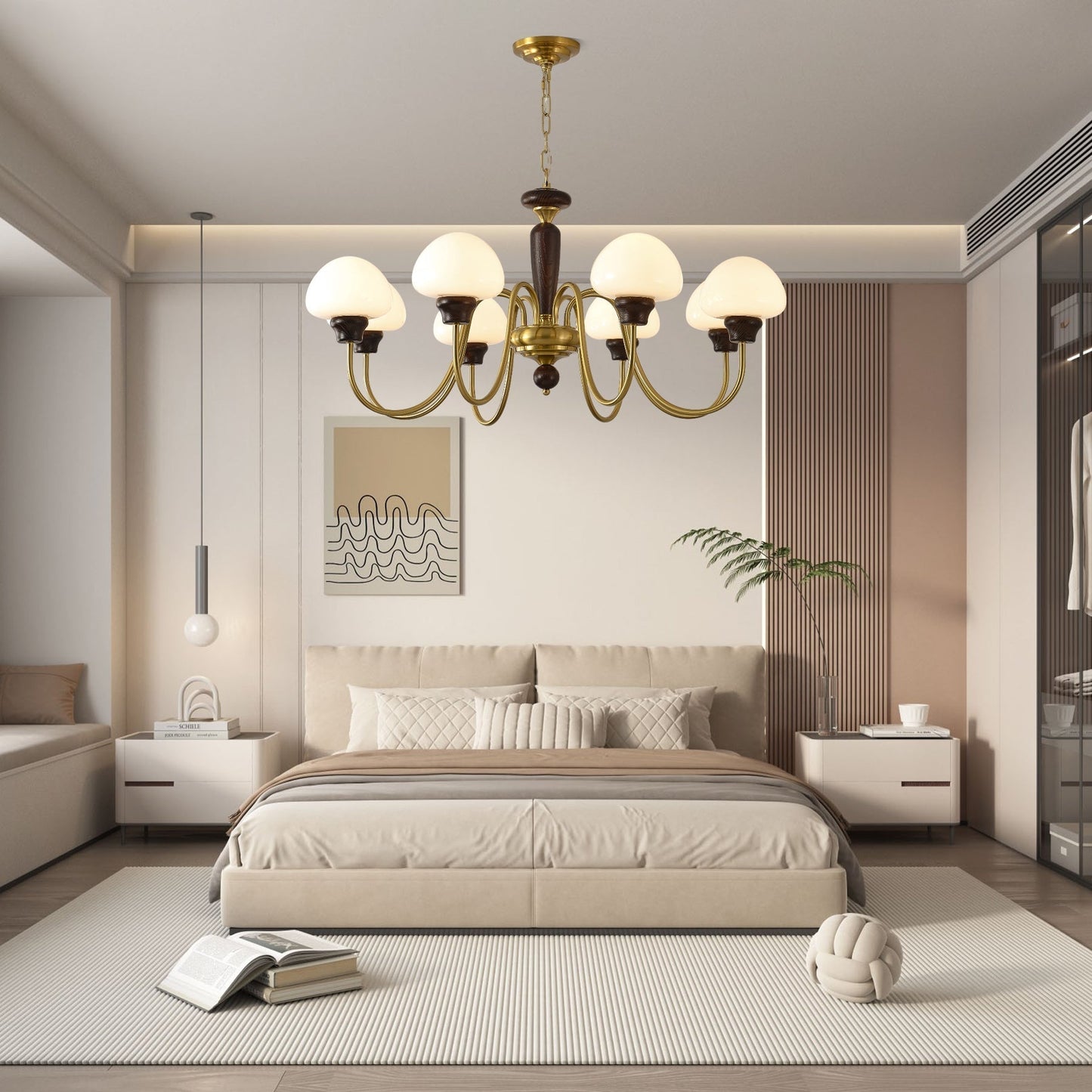 Mushroom Cap Chandelier Chandelier