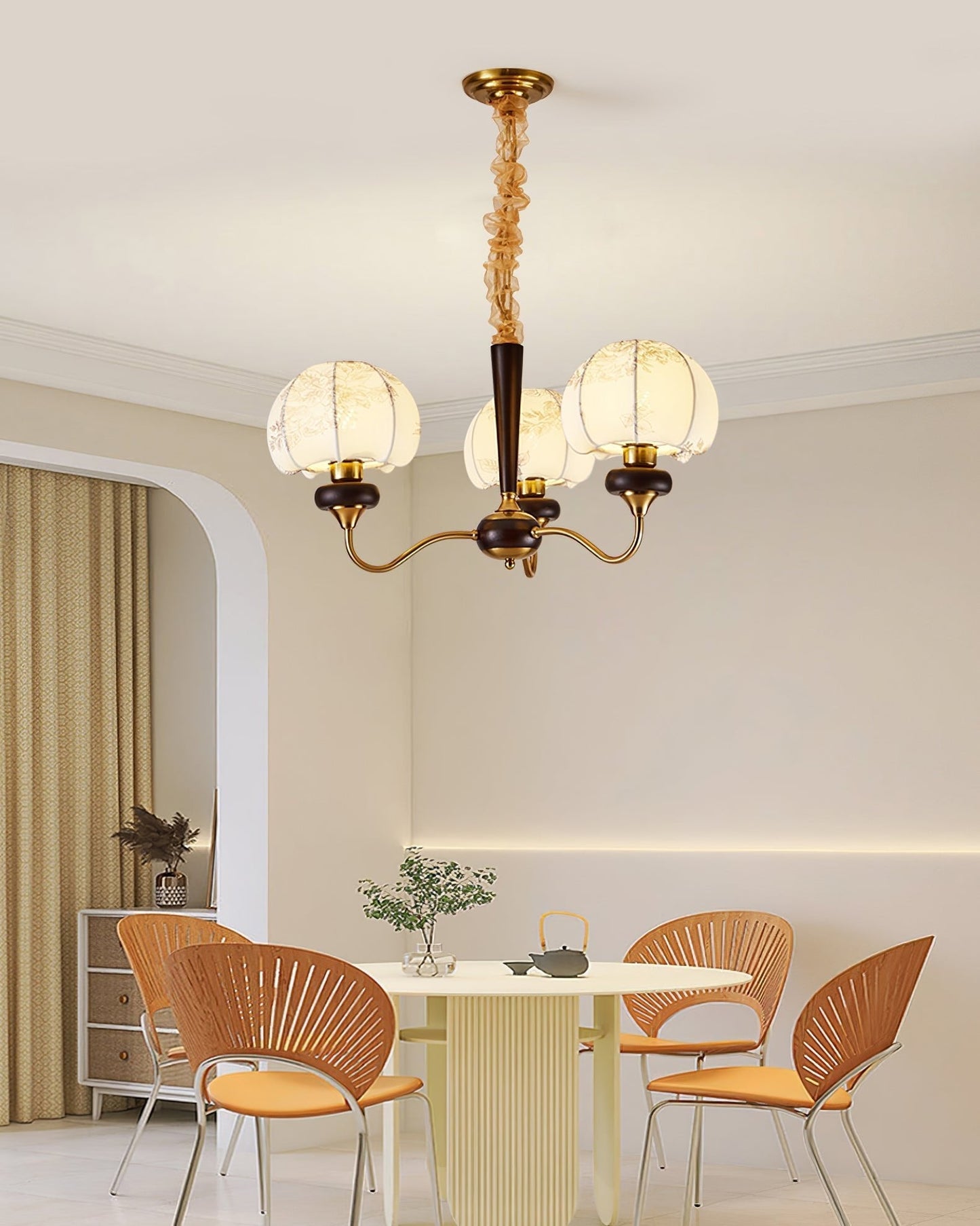 Mushroom Fabric Chandelier Chandelier
