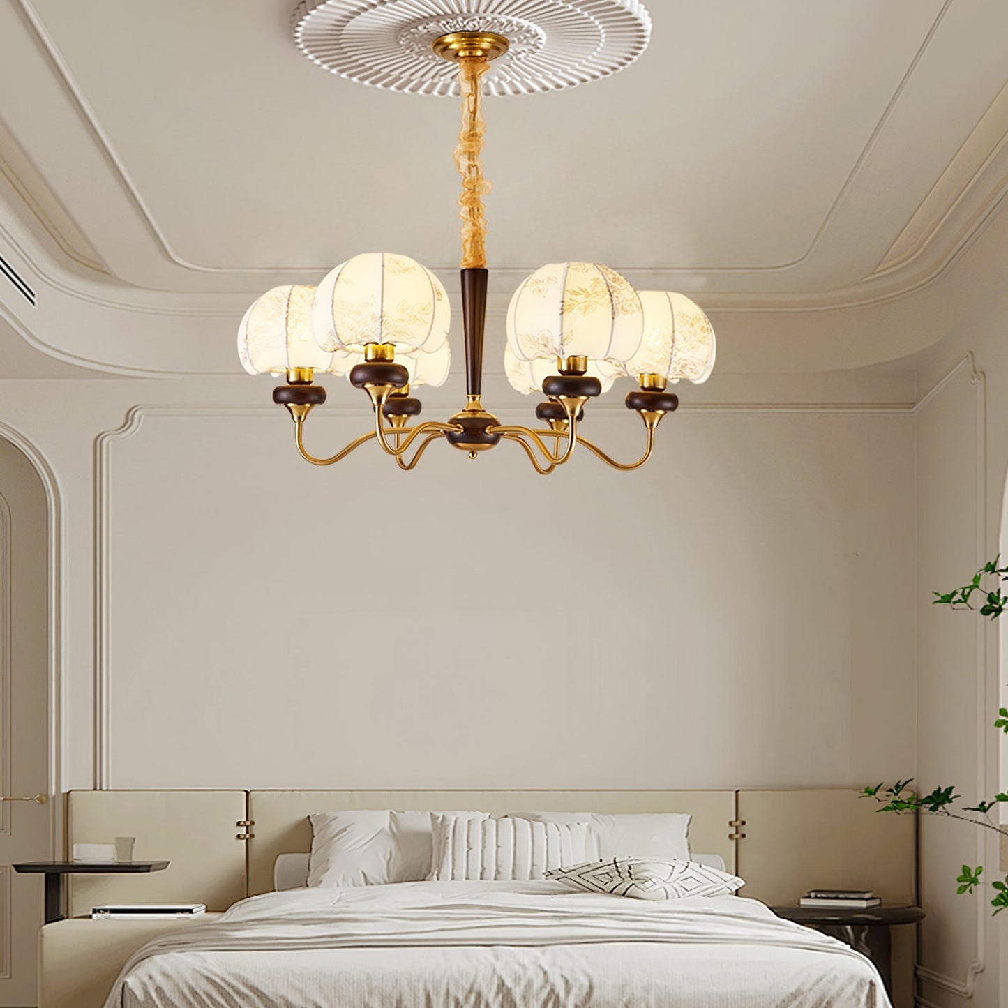 Mushroom Fabric Chandelier Chandelier