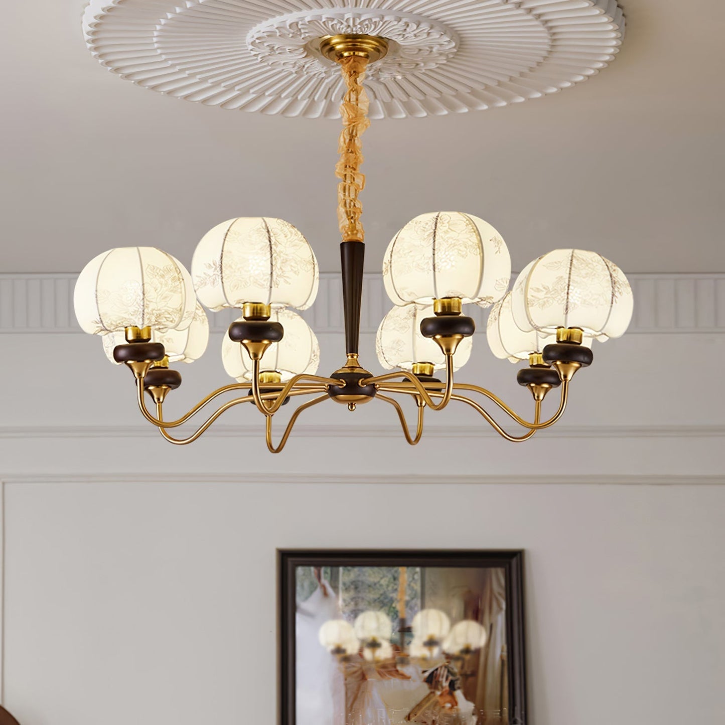 Mushroom Fabric Chandelier Chandelier