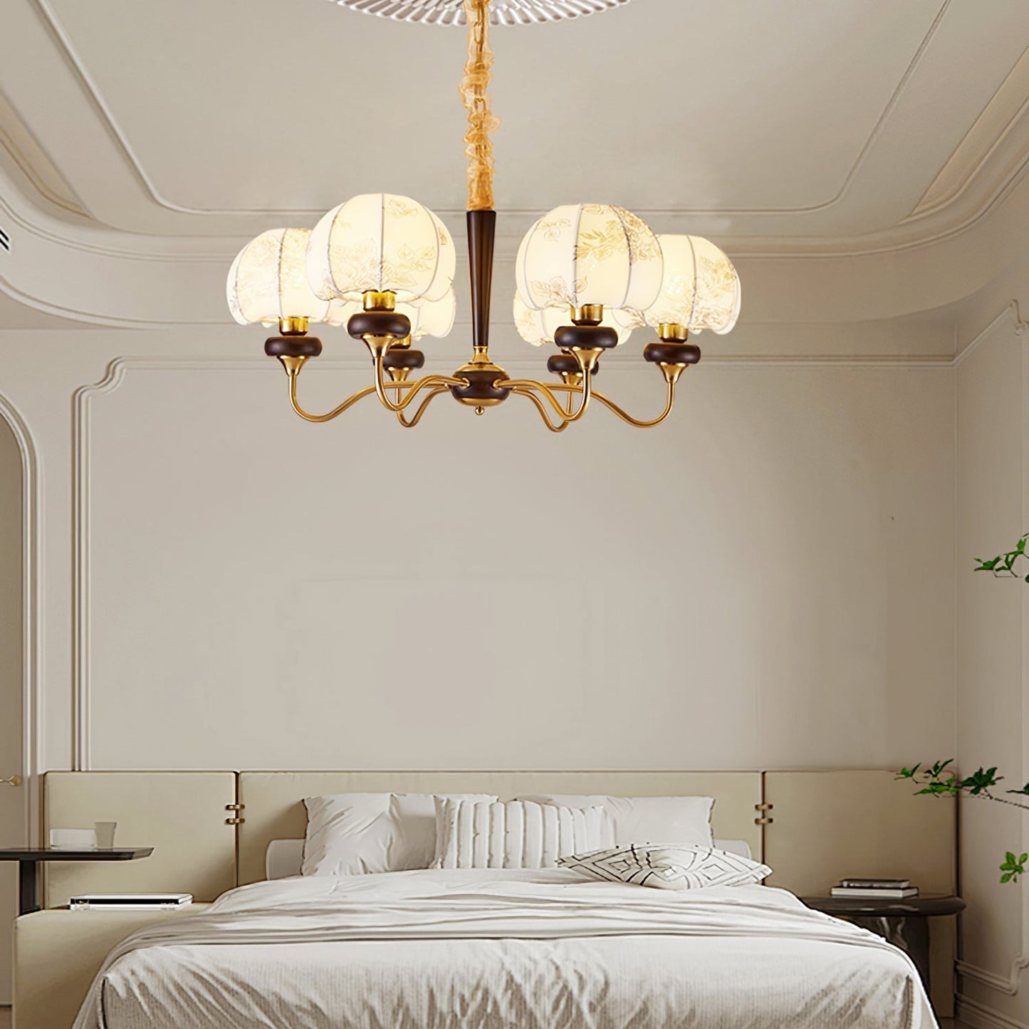 Mushroom Fabric Chandelier Chandelier