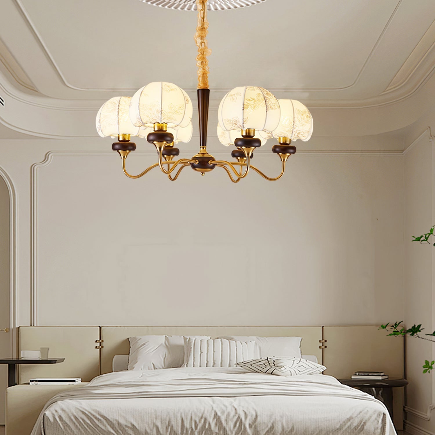Mushroom Fabric Chandelier Chandelier