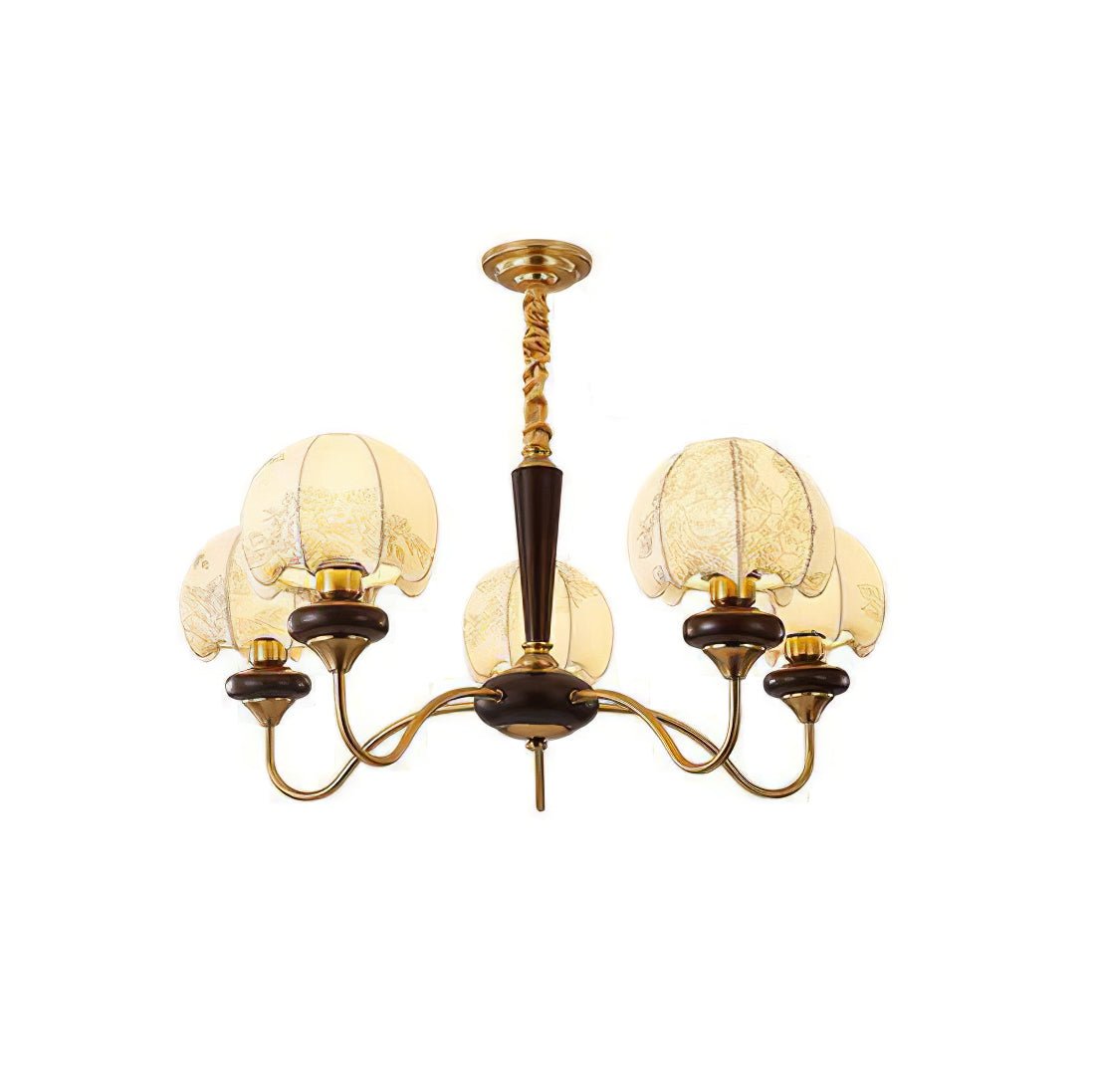 Mushroom Fabric Chandelier Chandelier