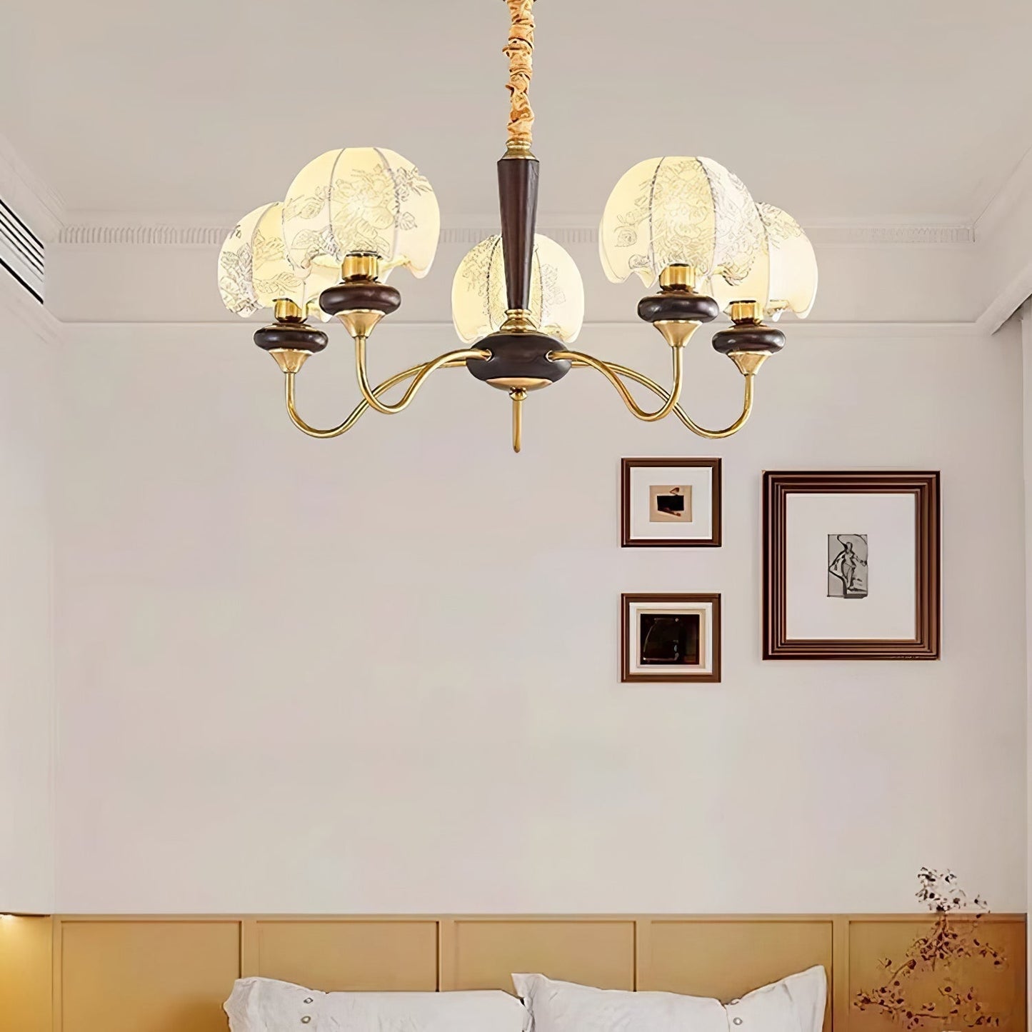 Mushroom Fabric Chandelier Chandelier
