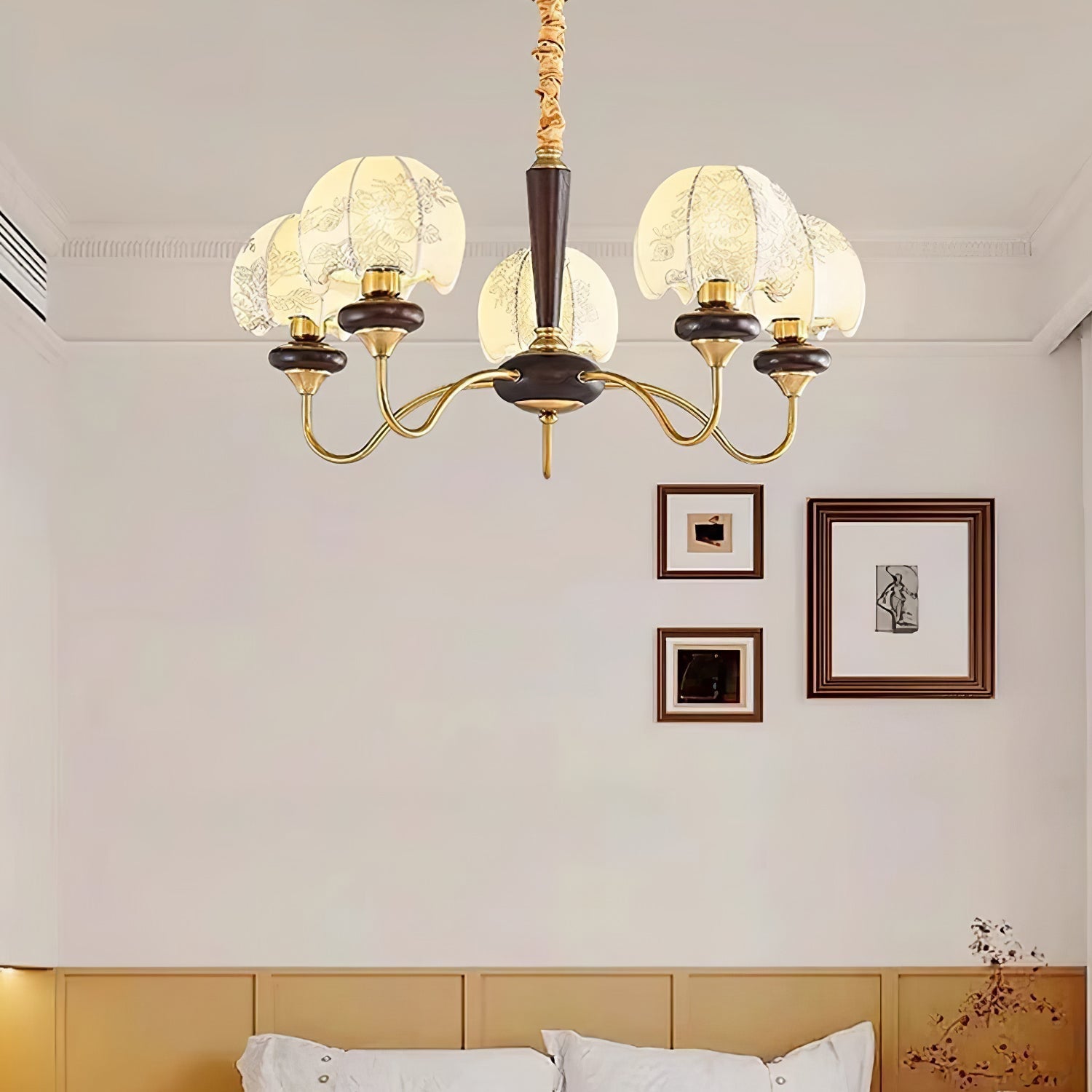 Mushroom Fabric Chandelier Chandelier