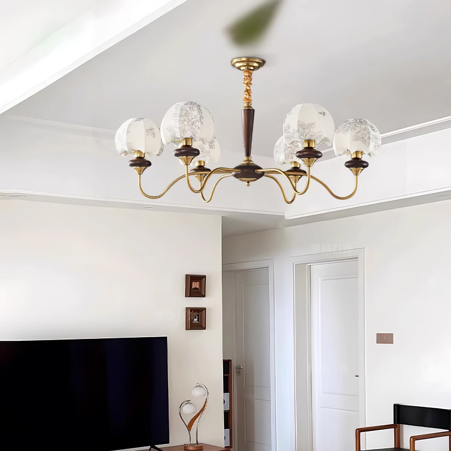 Mushroom Fabric Chandelier Chandelier