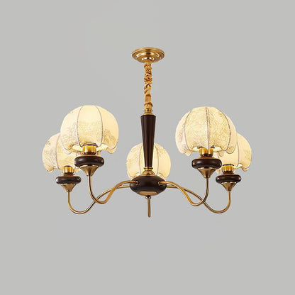 Mushroom Fabric Chandelier Chandelier