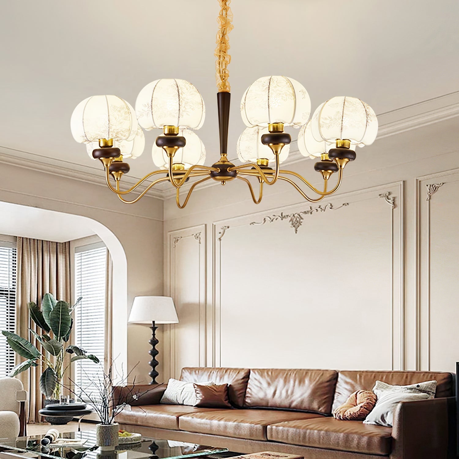 Mushroom Fabric Chandelier Chandelier