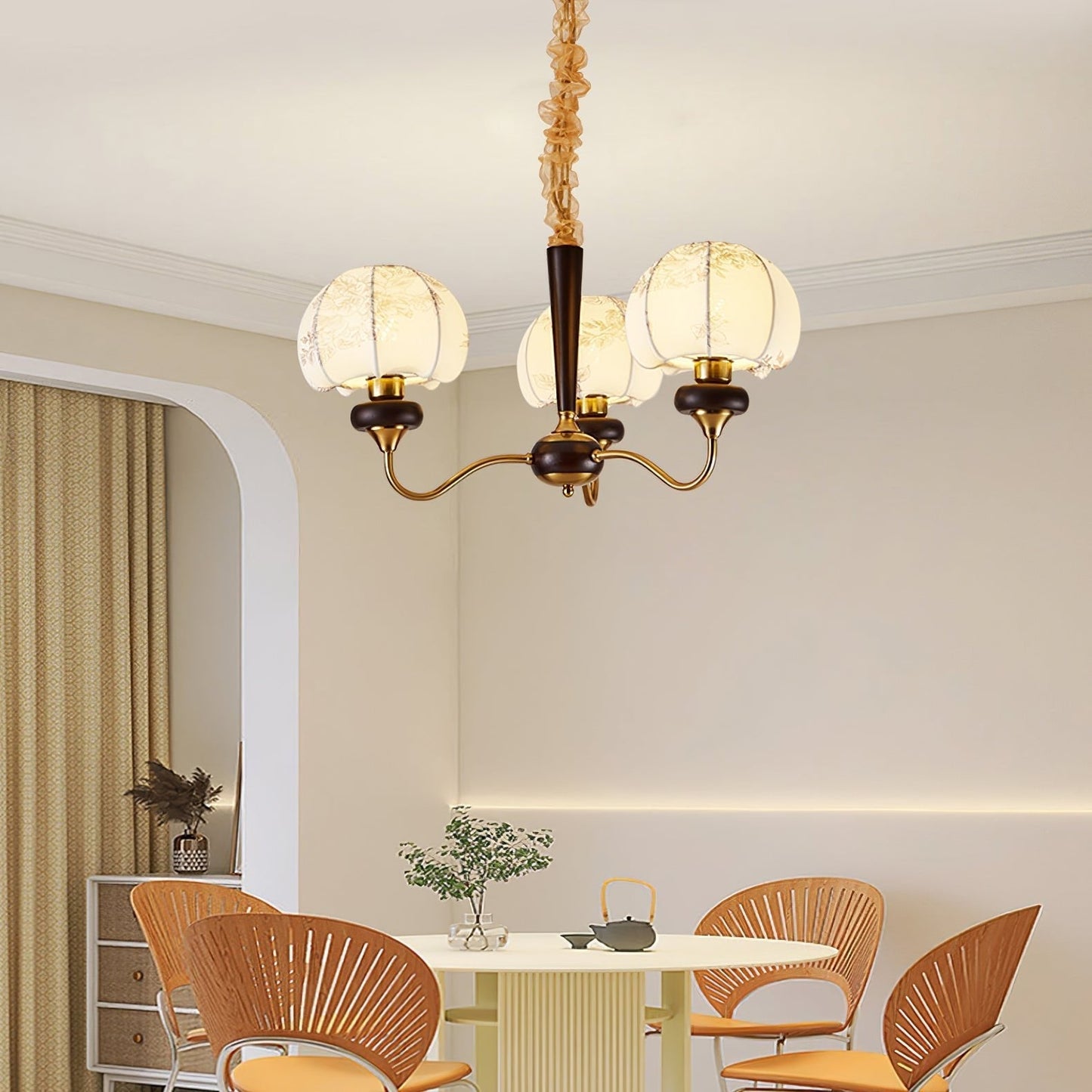 Mushroom Fabric Chandelier Chandelier